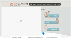 Desktop Screenshot of citizengarments.com